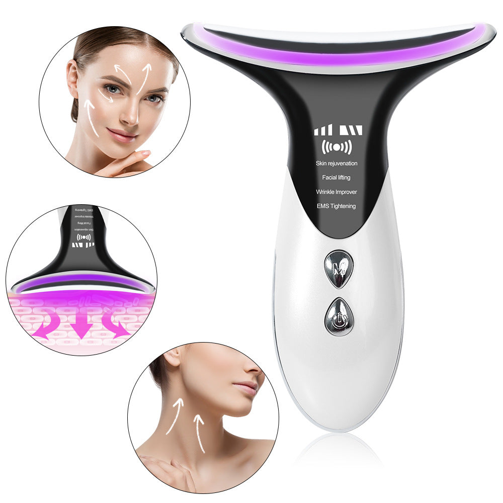 EMS Face & Neck Lifting Beauty Device – LED Photon Therapy