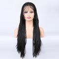 Dreadlock Braided Lace Front Wig – Three Strand Style