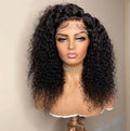 Afro Curly Lace Front Wig – Synthetic Hair for Women