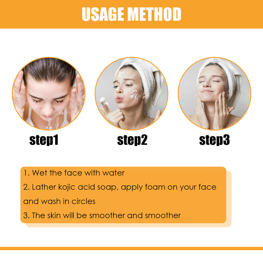 Kojic Acid Brightening Cleansing Soap – Even Skin Tone