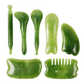 Jade Face Roller & Gua Sha Massage Set