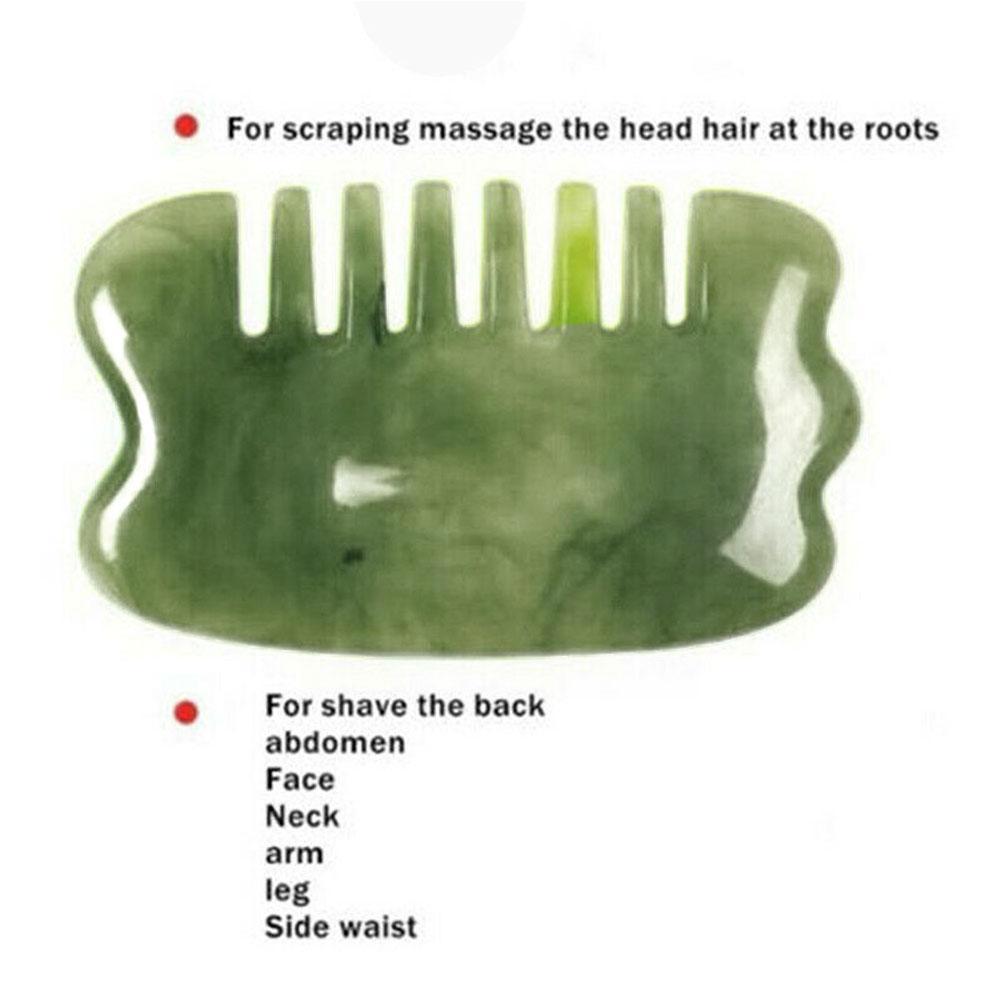 Jade Face Roller & Gua Sha Massage Set