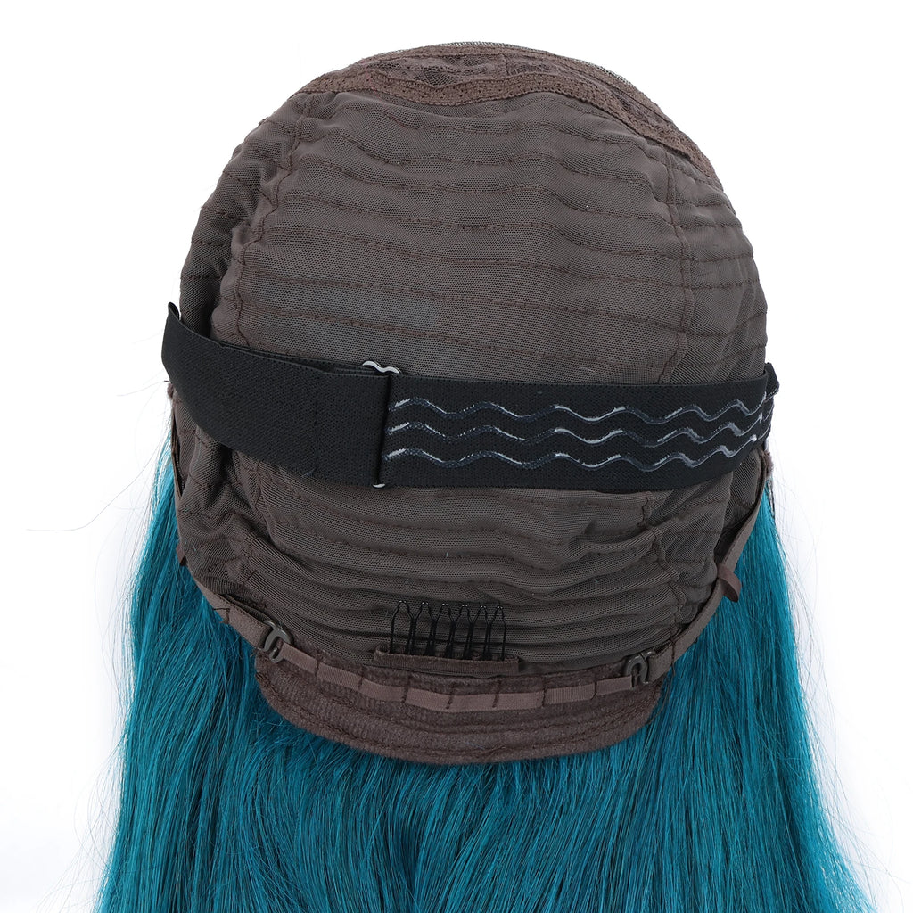 4x4 Lace Closure Bob Wig – T1B/Green Human Hair | Double Drawn Straight