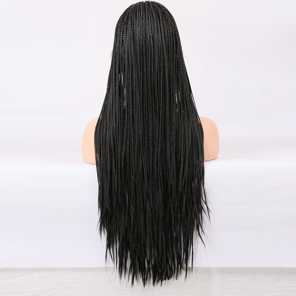 Dreadlock Braided Lace Front Wig – Three Strand Style